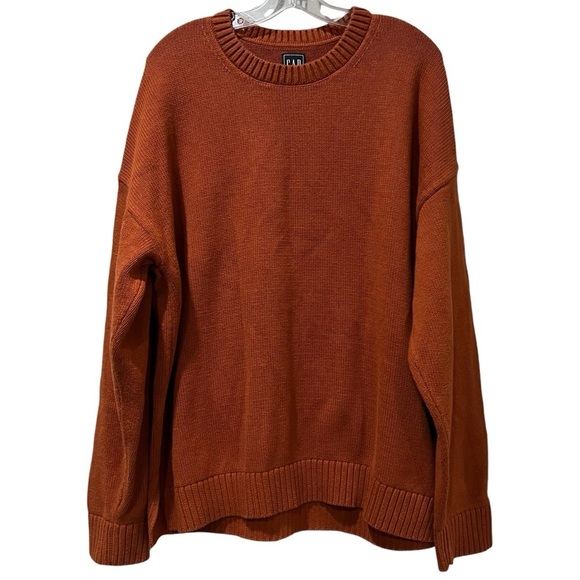 Gap XL Men’s Rust Crewneck Long Sleeve Sweater Fall Winter Y7 - Picture 1 of 5